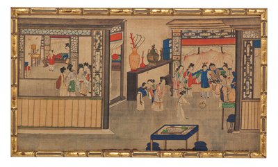 One of Twenty-Four Scenes from Dream of the Red Chamber by School Chinese