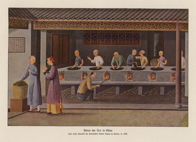 Roasting Tea in China by School Chinese