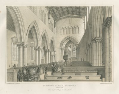 Stafford - Interior of St. Mary