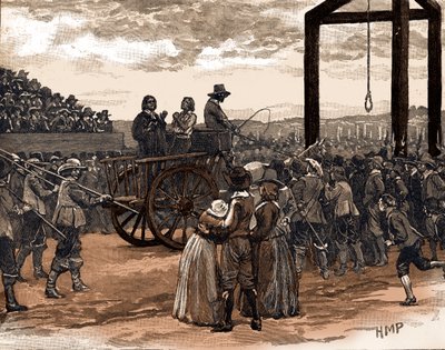 Tyburn During the Reign of King Charles I (print) by School English