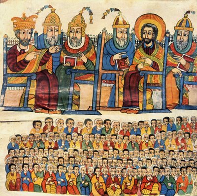 Council of Nicaea Held in 325 by Emperor Constantine I by School Ethiopian