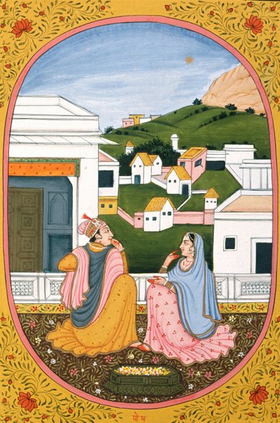 Year Calendar Picture & Painting for a Hindu Month Paush, India by School Indian