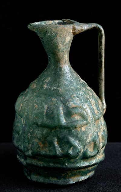 Small glass amphora with inscriptions. 9th-10th century From Iraq by School Iraqi
