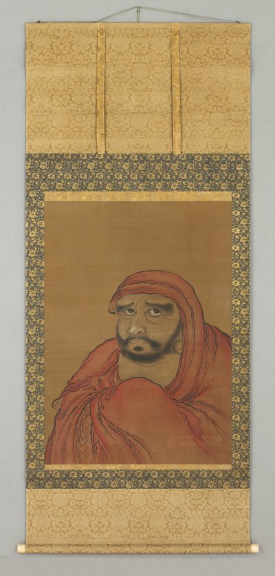 Large Head with Drapery (of Daruma) by Japanese School
