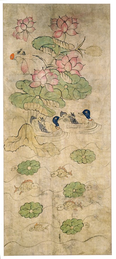 A Panel from an Eight Fold Screen by School Korean