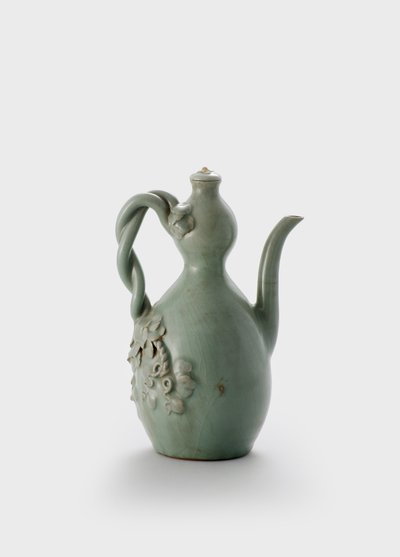 Double Gourd Teapot by School Korean