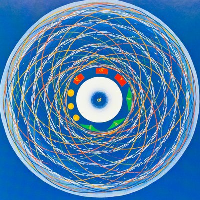 Om Cosmo Mandala, Depicting the Wholeness, Unity and Renewal by School Nepalese