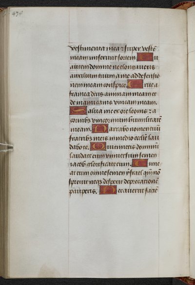 Book of Hours, Use of Sarum (