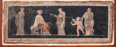 Dionysian Scene, Herculaneum by School Roman