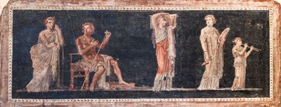 Dionysian Scene, Herculaneum by School Roman