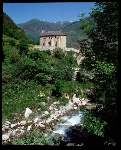 View of Chapel of St Pelegrin, Arties by School Spanish