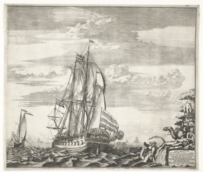 Flagship Goto Predestinatsia The Providence of God built by Peter the Great at Voronezh, 1700 by Schoonebeek