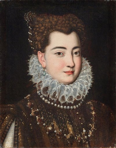 Portrait of Clelia Farnese by Scipione Pulzone