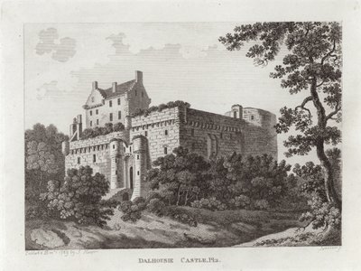 Dalhousie Castle by Scottish School