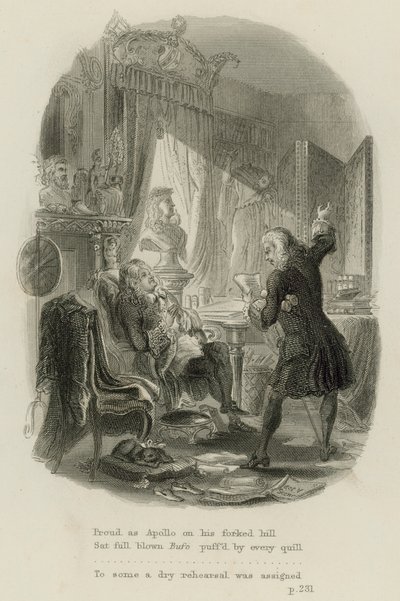 Scene from Epistle to Doctor Arbuthnot, by Alexander Pope by Scottish School
