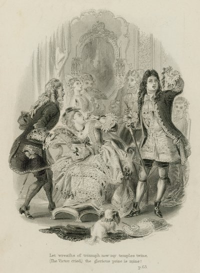 Scene from Rape of the Lock, by Alexander Pope by Scottish School