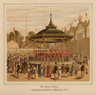 The Band Stand, International Exhibition, Edinburgh by Scottish School