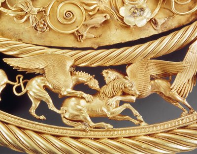 Griffins Attacking a Horse (detail) by Scythian