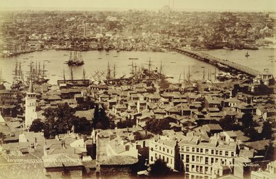 Panorama overlooking Istanbul and the Bosphorus, c.1890 by Sebah and Joaillier