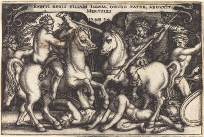 Hercules and Iole by Sebald Beham