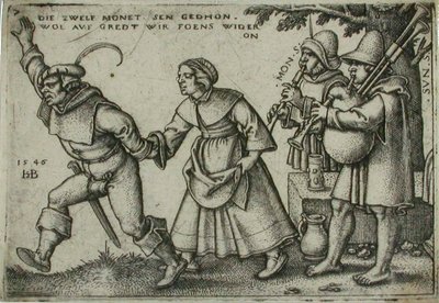 Peasant Wedding, 7 by Sebald Beham