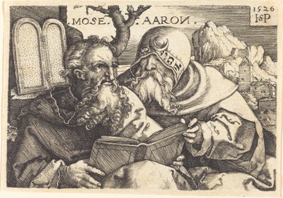 Moses and Aaron by Sebald Beham