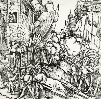 Siege of Carthage, from Universalis Cosmographia by Sebastian Munster by Sebastian Munster
