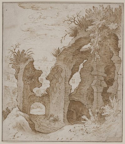 Part of the Interior of the Colosseum in Rome by Sebastian Vrancx