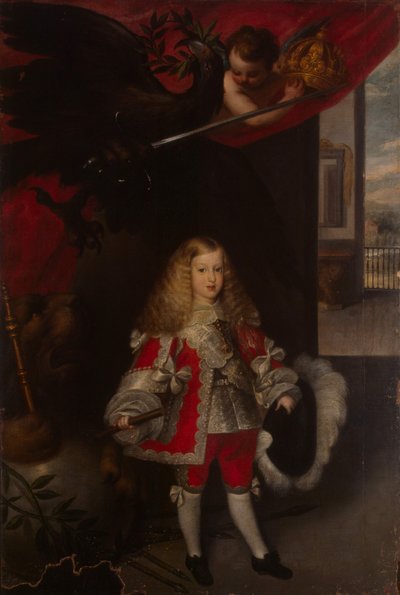 Portrait of Charles II of Spain as a Child by Sebastian de Herrera Barnuevo
