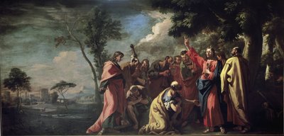 Christ Hands Over the Keys to St. Peter by Sebastiano Ricci