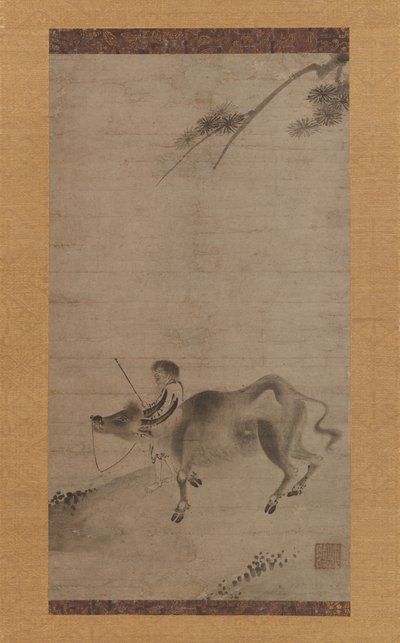 Oxherding, first half of the 15th century by Sekkyakushi