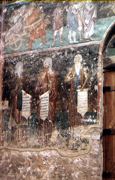Detail from the Dormition of the Virgin by Serbian School