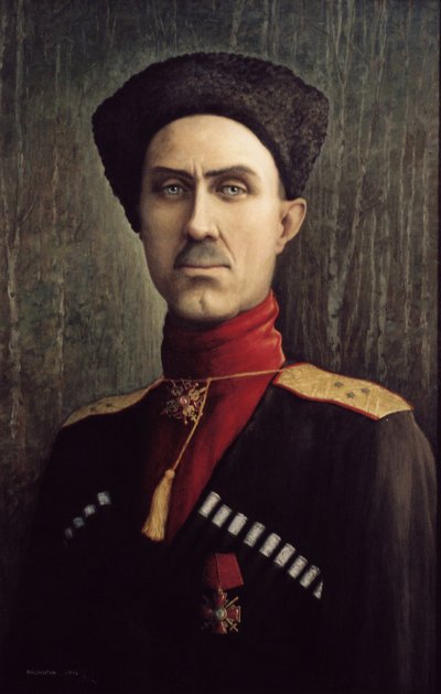General Baron Pyotr Nikolayevich Wrangel by Sergey Lvovich Masalygin