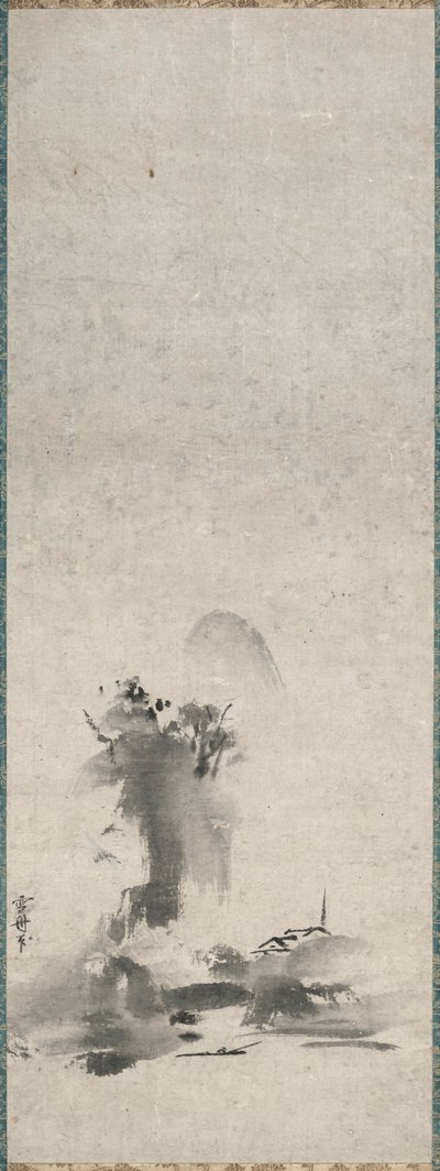 Haboku, Splashed Ink Landscape, 1400s-early 1500s century by Sesshû Tôyô