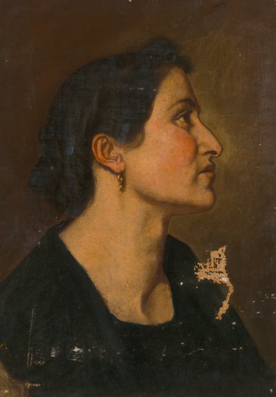 Woman in Profile by Severin Falkman