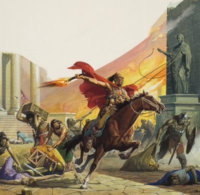 Barbarians at the Gate by Severino Baraldi