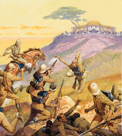 British Soldiers Attacking a Boer Position by Severino Baraldi