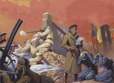 General Georgi Zhukov, During the Final Attack on Berlin by Severino Baraldi