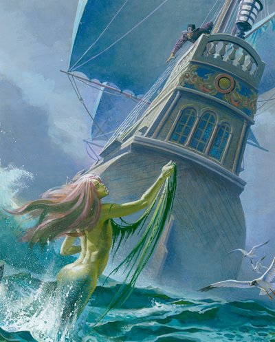 Mermaid seen by one of Henry Hudson