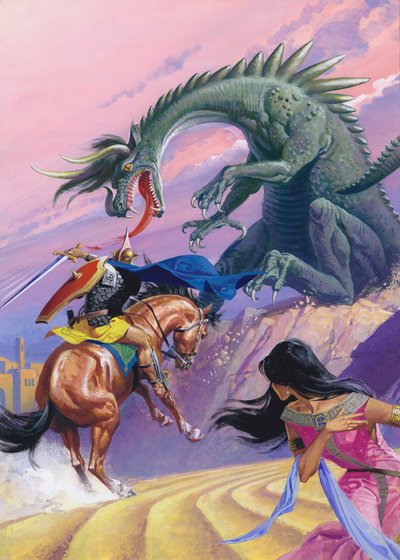 St George and the Dragon by Severino Baraldi