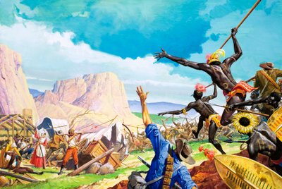 The Boers Fight for the Promised Land by Severino Baraldi