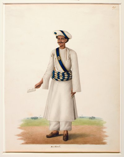 Harkarah with a Letter by Shaik Muhammad Amir of Karraya