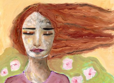 Peaceful Woman Dreaming by Sharyn Bursic