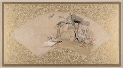 House with Woman and Baby by Shibata Zeshin