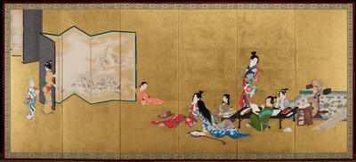 The Four Accomplishments [right of a pair] by Shibata Zeshin