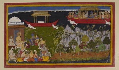 Rama and Sita Arrive at Bharadvaja