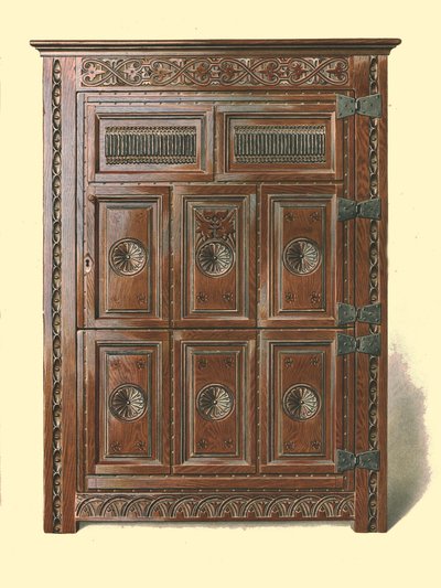 Welsh oak cupboard by Shirley Charles Llewellyn Slocombe