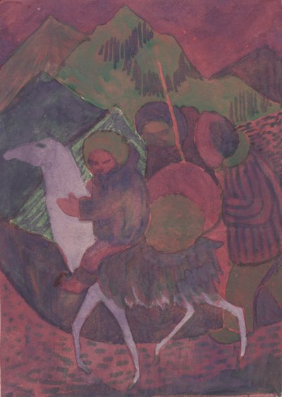 Figure on a Horse by Shirley Markham