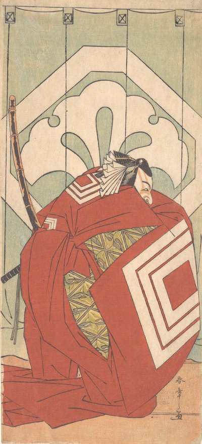 Ichikawa Danjuro V in a Shibaraku Role by Shunsho