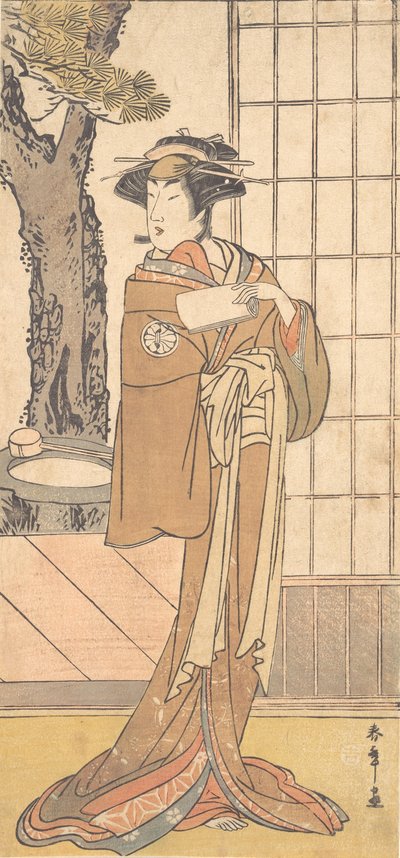 The Actor Segawa Kikunojo Third as an Oiran by Shunsho